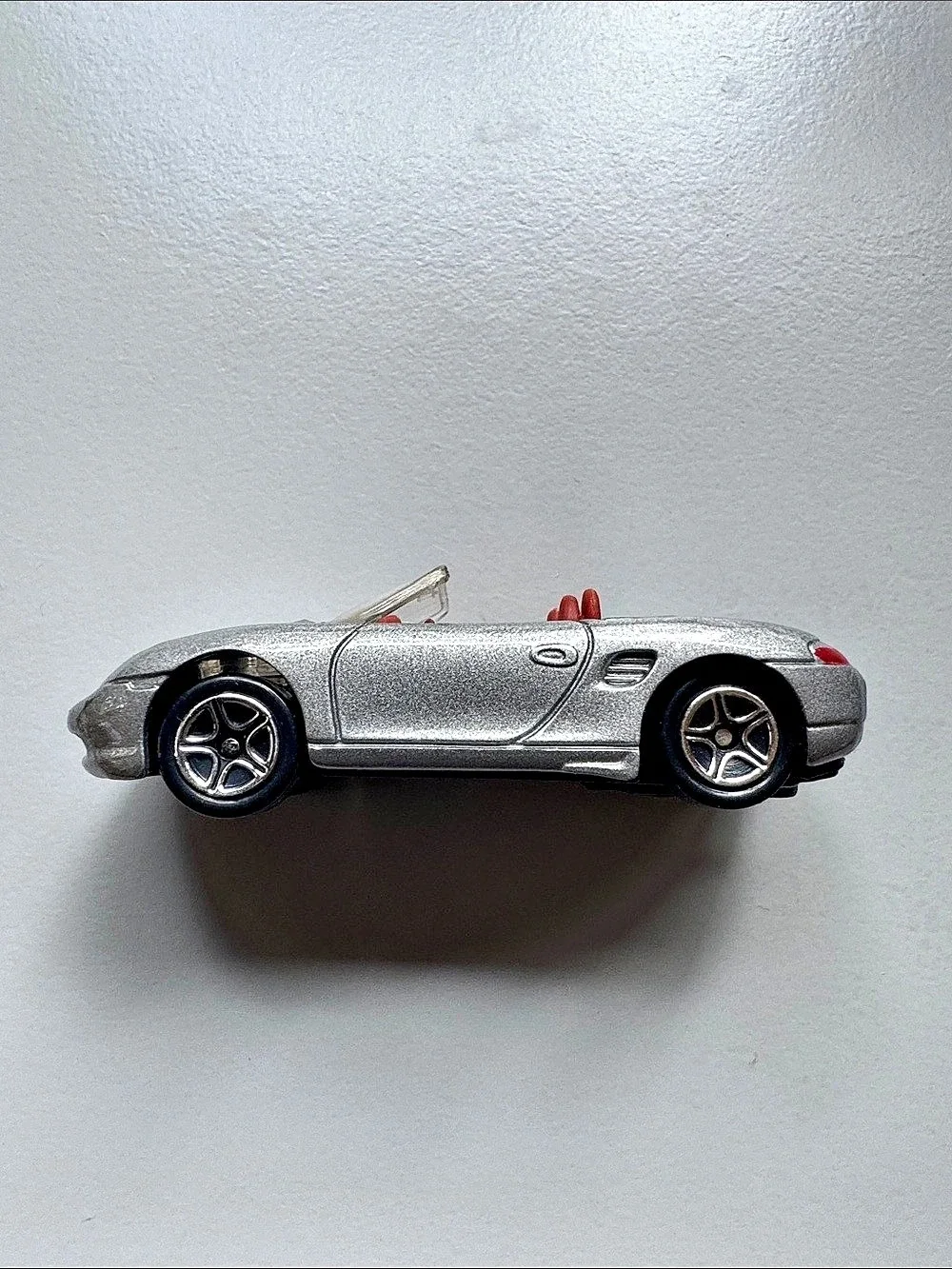 Matchbox Porsche Boxster Silver & Red Die-Cast Car
